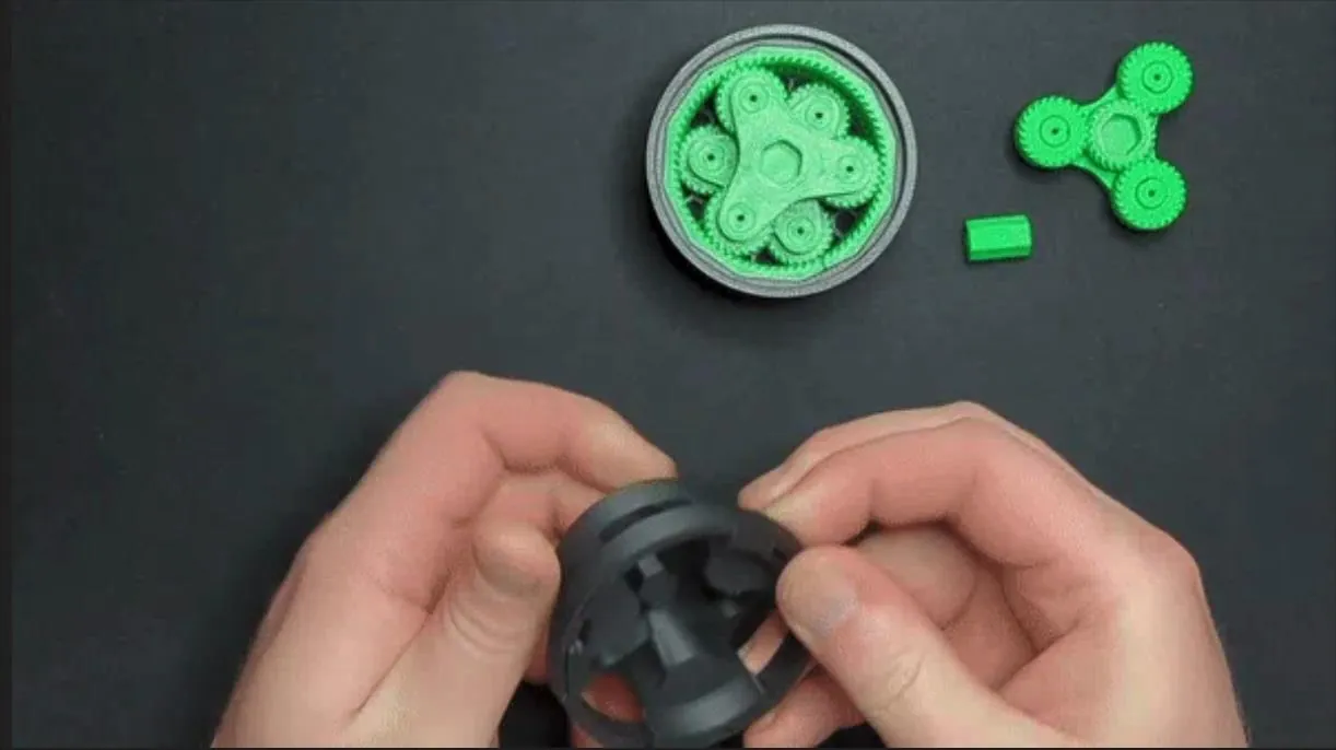 Placing the planetary gear assembly into its housing