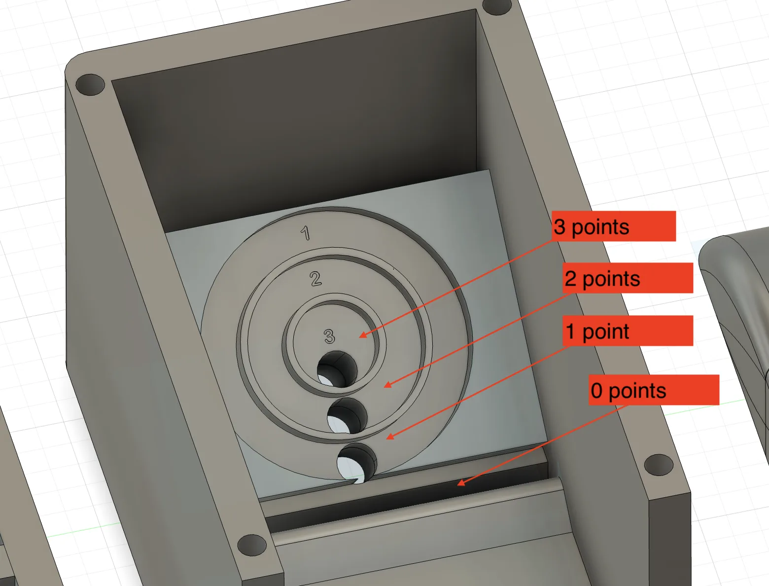 Compact Skee Ball CAD system